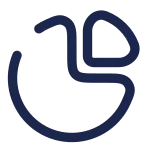 Pie Chart 2 SVG Icon